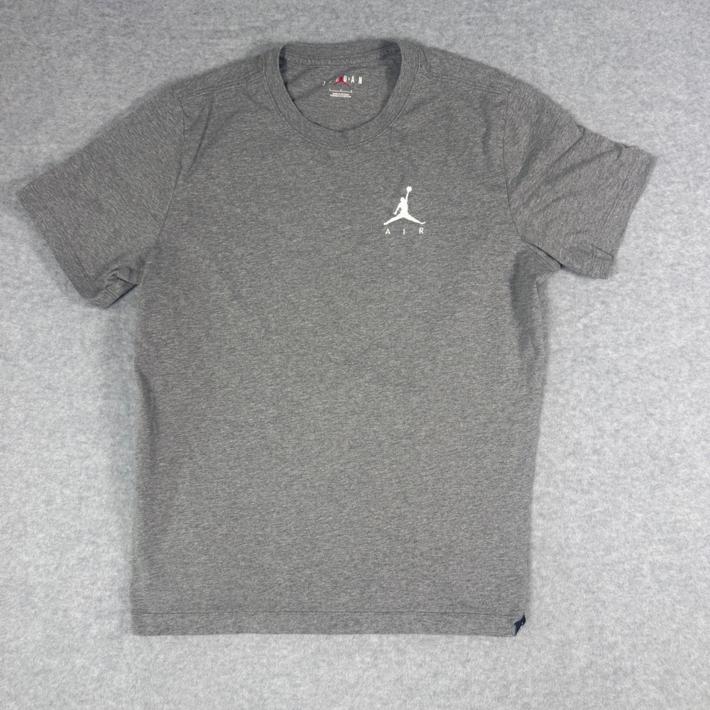 Jordan Jumpman Air T-Shirt Mens Large Gray Short Sleeve Athletic Streetwear Tee
